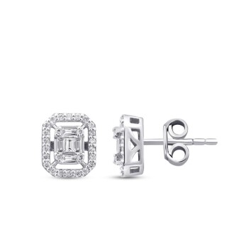 0.63 Karat Pırlanta Baget Mini Set - 4