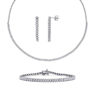 11.52 Karat Pırlanta Su Yolu Set