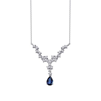 3.22 Karat Pırlanta Safir Set - 2