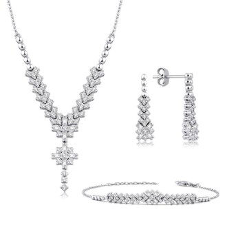 1.72 Karat Pırlanta Baget Set