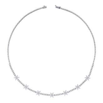 8.71 Karat Pırlanta Çiçek Set - 2