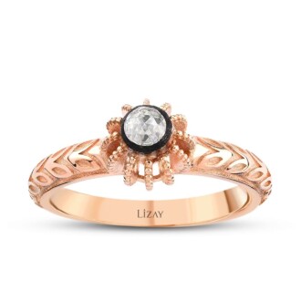 0.42 Karat Elmas Tektaş Set - 3