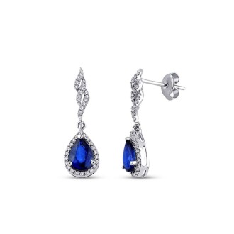 3.65 Karat Pırlanta Safir Set - 4