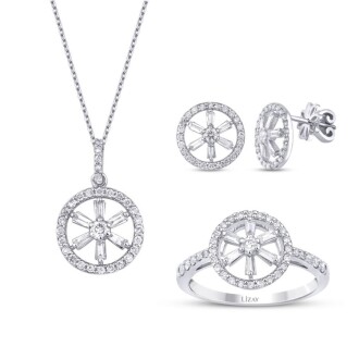 1.16 Karat Pırlanta Baget Set