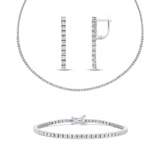 7.29 Karat Pırlanta Su Yolu Set