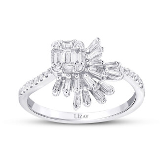 1.28 Karat Pırlanta Baget Set - 4