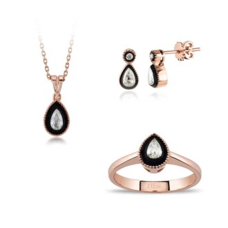 0.37 Karat Elmas Damla Set