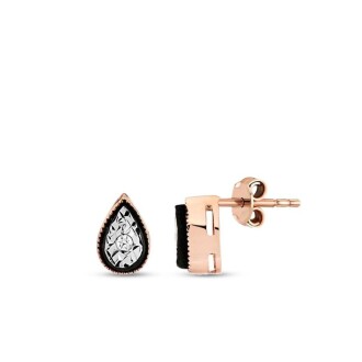 0.08 Karat Pırlanta Damla Mini Set - 4