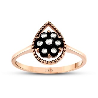 0.36 Karat Elmas Gül Set - 3