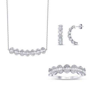 2.03 Karat Pırlanta Baget Set