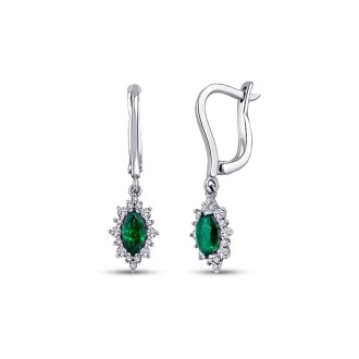 2.04 Karat Pırlanta Zümrüt Set - 4