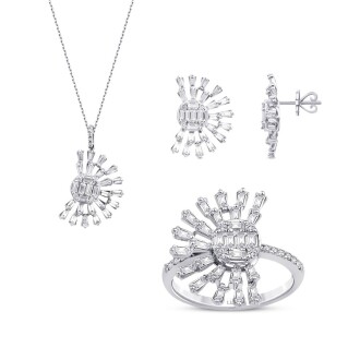 2.97 Karat Pırlanta Baget Set