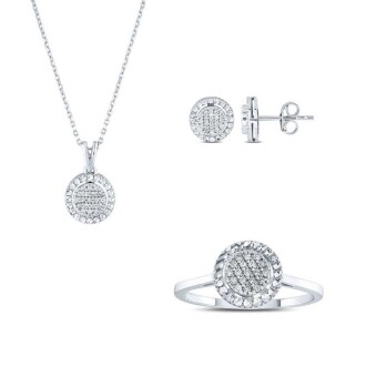 0.35 Karat Pırlanta Mini Set