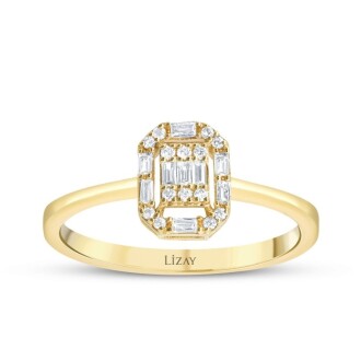 0.61 Karat Pırlanta Baget Set - 3