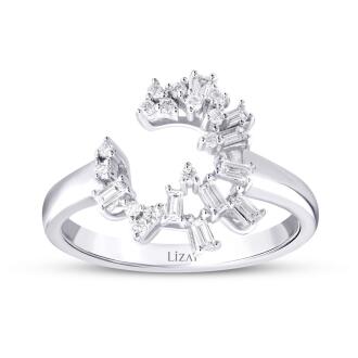 1.28 Karat Pırlanta Baget Trend Set - 4