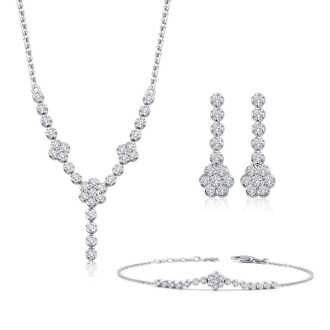 0.56 Karat Pırlanta Çiçek Trend Set