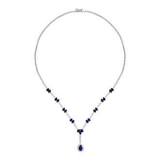 12.91 Karat Pırlanta Safir Set - 2