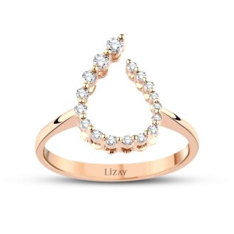 0.87 Karat Pırlanta Rose Set - 3