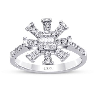 0.97 Karat Pırlanta Baget Set - 3