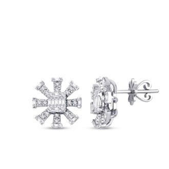 0.97 Karat Pırlanta Baget Set - 4