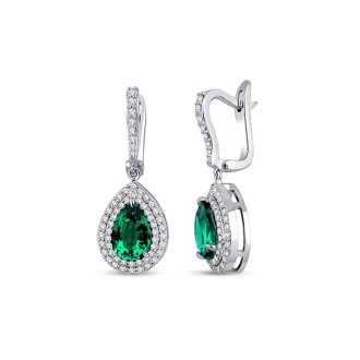 5.25 Karat Pırlanta Green Quartz Set - 4