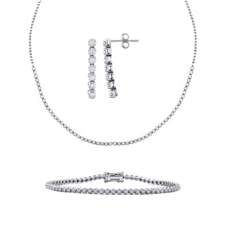 3.46 Karat Pırlanta Su Yolu Set