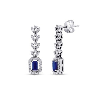 5.79 Karat Pırlanta Safir Set - 4