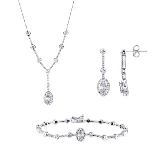 0.37 Karat Pırlanta Baget Set