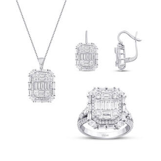 5.90 Karat Pırlanta Baget Set