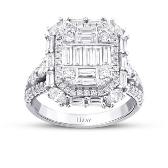 5.90 Karat Pırlanta Baget Set - 3