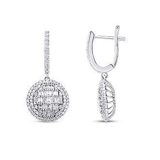 2.13 Karat Pırlanta Baget Taşlı Set - 3
