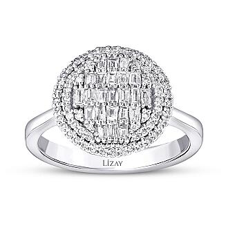 2.13 Karat Pırlanta Baget Taşlı Set - 4