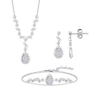 0.29 Karat Pırlanta Damla Set