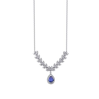 4.07 Karat Pırlanta Safir Set - 2