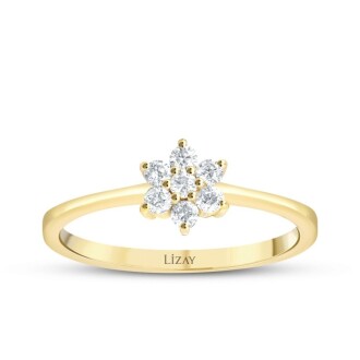 0.97 Karat Pırlanta Çiçek Set - 3