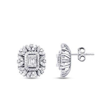 1.25 Karat Pırlanta Baget Set - 3