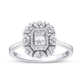 1.25 Karat Pırlanta Baget Set - 4