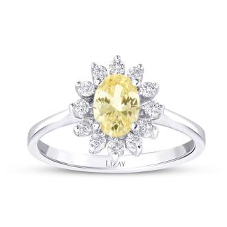 6.18 Karat Pırlanta Oval Fancy Set - 4