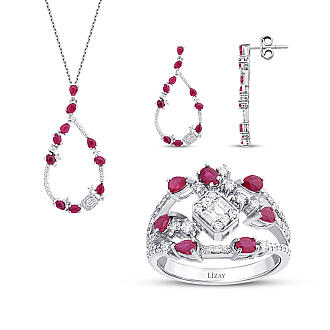 3.89 Karat Pırlanta Yakut Trend Set