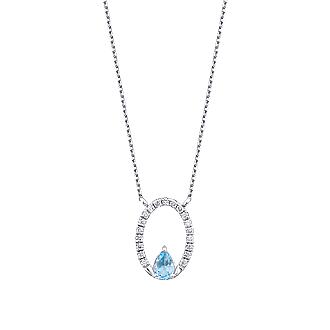 1.65 Karat Pırlanta Blue Topaz Set - 2