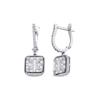 1.43 Karat Pırlanta Baget Set - 4