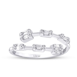 0.81 Karat Pırlanta Baget Set - 4