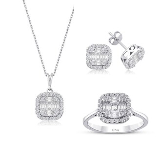 1.97 Karat Pırlanta Baget Set
