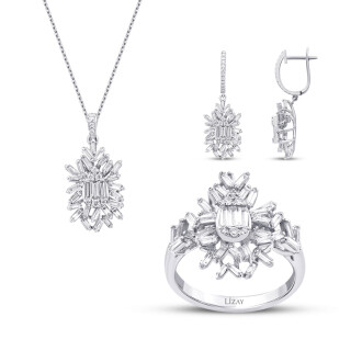 2.83 Karat Pırlanta Baget Set