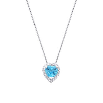 2.56 Karat Pırlanta Blue Topaz Set - 2