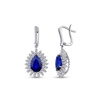 15.73 Karat Pırlanta Safir Set - 4