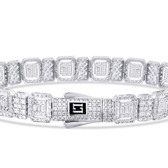 Altın Baget Taşlı Bileklik - 4