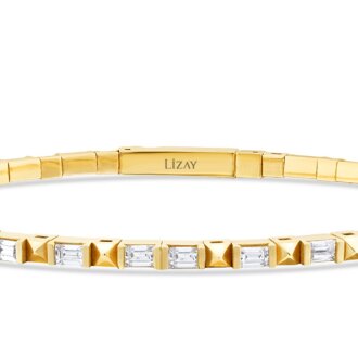 Altın Baget Taşlı Kelepçe - 2