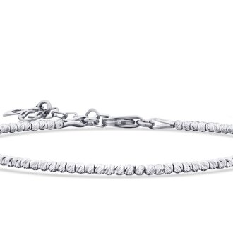 Altın Beyaz Top Bileklik - 2