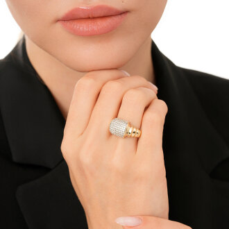 Altın Çok Taşlı Yüzük - 3